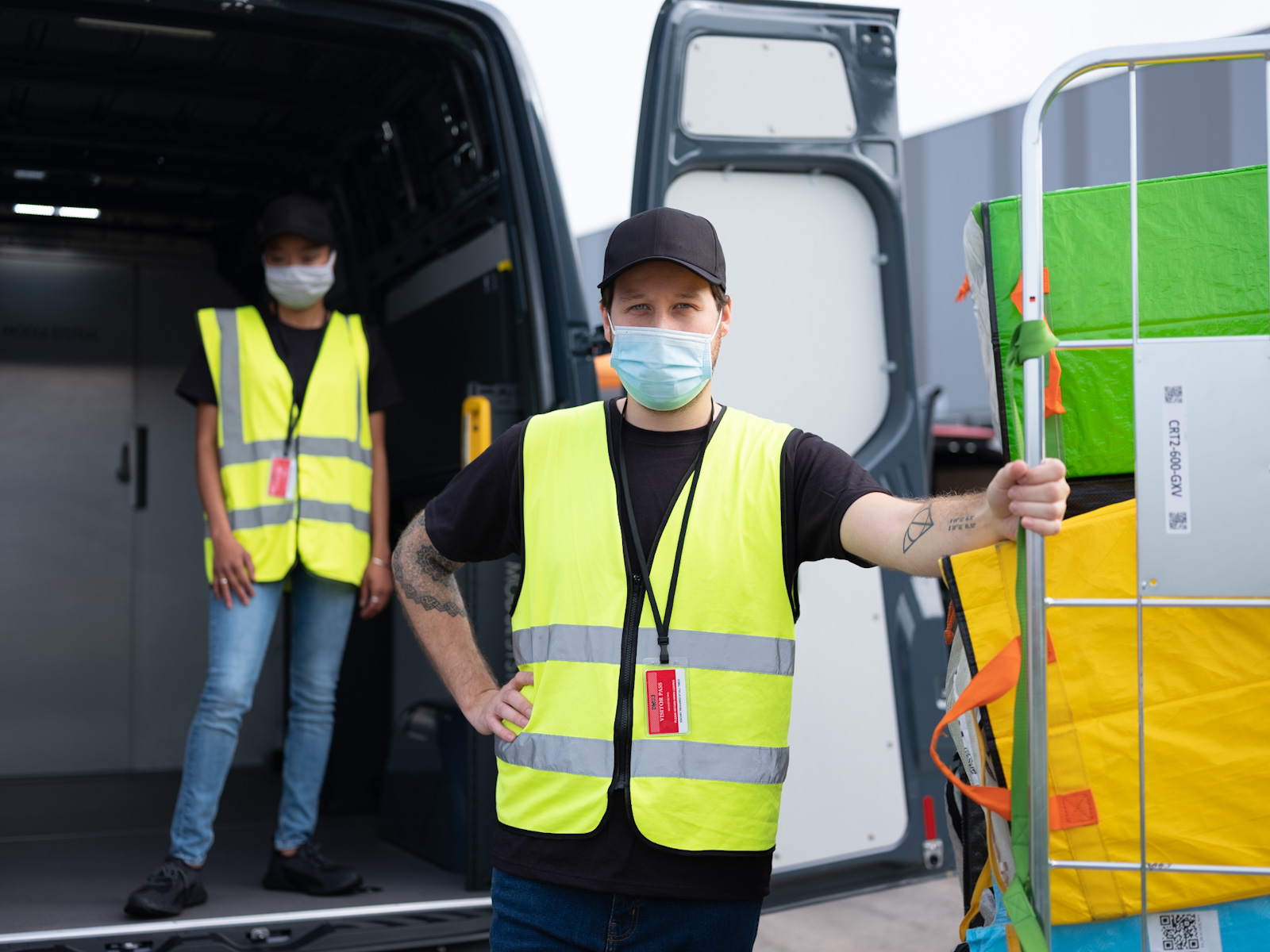 Falcon delivery drivers